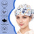 EUYKQNOI 3 Pcs Chef Half Mesh Catering Hats,Hairnets for Kitchen,Unisex Food Service Caps,Adjustable Cooking Cap with Brim,Kitchen Baker Cooking Chef Cap Breathable,Waiter Cap with Elastic for Restaur