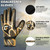 GLOVIX Kids Goalkeeper Gloves–Youth & Junior Football Goalie Gloves with Strong Grip,Breathable Mesh & Durable Palm–Boys Soccer Glove for Training (GOLD, Size 8 (M/L))