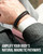 MagnetRX® Hematite & Leather Magnetic Bracelet - MAX Strength Natural Stones - Beaded Magnetic Hematite Bracelets (Medium)