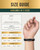 MagnetRX® Hematite & Leather Magnetic Bracelet - MAX Strength Natural Stones - Beaded Magnetic Hematite Bracelets (Medium)