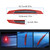 eMagTech 4PCS Car Door Anti-collision Stickers Night Safety Warning Reflective Strips Car Side Door Edge Bumpers 3D Carbon Fiber Texture Protector Universal for Most Vehicle Red