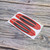 eMagTech 4PCS Car Door Anti-collision Stickers Night Safety Warning Reflective Strips Car Side Door Edge Bumpers 3D Carbon Fiber Texture Protector Universal for Most Vehicle Red