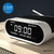 AZATOM DAB/DAB+ & FM Bedside Digital Radio | Dual Alarms & Sleep Timer | USB Device Charging | Mains Powered | Bluetooth | Perfect for the Bedroom Revival R1 (White)