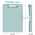 Hnogri Clipboard with Storage, Green 8.5 x 11 Clip Board, Dual Compartmen