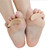 CAREOR 6 Pieces Hammer Toe Cushion - Hammer Toe Gel Pads Corrector & Straightener for Curled, Curved, Claw & Mallet Toe Relief - Right & Left Gel Support Crest Cushion (Beige)