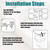 2 Pcs Toilet Seat Fittings – Heavy-Duty Toilet Seat Hinges, Universal Fit for Most Toilet Seats – Durable, Easy Installation, Corrosion-Resistant