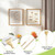 UFURMATE Picture Hanging Kit 6Pcs Picture Rail Hooks with 6Pcs Chains, Metal Rail Hanging Hooks Picture Display Hanging System for Wall Picture, Exhibition(Gold, 30CM)