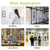 UFURMATE Picture Hanging Kit 6Pcs Picture Rail Hooks with 6Pcs Chains, Metal Rail Hanging Hooks Picture Display Hanging System for Wall Picture, Exhibition(Gold, 30CM)