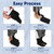 Sock Aids for Putting Socks On and Off - Easy to Use Sock Assistant Puller with Foam Handles for Elderly, Men, Women, Disabled, Pregnant Women Pulling Assist Device