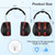 AOOWU Ear Defenders Adults, Noise Cancelling Headphones for Autism Adults, Hearing Protection Earmuffs, Protective Earmuffs with Headband, Sound Blocking Earmuffs, Ear Protection Earmuffs, 26dB