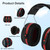 AOOWU Ear Defenders Adults, Noise Cancelling Headphones for Autism Adults, Hearing Protection Earmuffs, Protective Earmuffs with Headband, Sound Blocking Earmuffs, Ear Protection Earmuffs, 26dB