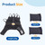 HEINALOUS Weighted Gloves for Tremors, Adjustable Hand Stability Aid, Improved Hand/Wrist Mobility, Writing Stability, Hand Grip Strength Trainer(Right)