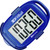 3DFitBud Simple Step Counter Walking 3D Pedometer By 3DActive with Clip Lanyard Accurate Step Tracker Large Display Easy to Use for Kids Men Women Adults Seniors - A420S - Royal_Blue