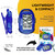 3DFitBud Simple Step Counter Walking 3D Pedometer By 3DActive with Clip Lanyard Accurate Step Tracker Large Display Easy to Use for Kids Men Women Adults Seniors - A420S - Royal_Blue