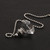 EMSea 2pcs Light Pull Chain Pull Cord Handle Chain Extension Beaded 30cm Crystal Diamond Pull Chain for Bathroom Toilet Light/Ceiling Light Fan