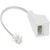 kenable RJ11 4 Wire to BT Telephone Female Socket for Wireless Router/Virgin Hub to UK Adapter 10cm Router Phone socket to BT Socket Convertor