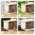 Squirrel Nesting Box with Predator Guard, Easy Assembly Squirrel Houses