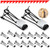 16 Set Outdoor Gopher Traps Bulk Reusable Galvanized Gopher Trap,Black