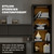 JUSJUBR 4PCS x 12inch Display Cabinet Lights Warm White, Dimmable LED Shelf Lighting with Memory Function, Bookshelf Lighting, LED Lights for Display Case/Pantry/Closet/Safe, 3000K