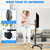 Rfiver Mobile TV Cart with Power Outlet for 23-65 Inch Screen up to 88 lbs
