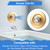 T470 Shower Trim Kit Compatible With Moen Chateau, Gold Handle Set