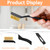 Jeffbaubl 24 Pieces Small Wire Brush, Scratch Brushes, 6.7 Inch