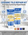 Tile, Marble and Granite Repair Kit (Color Match), Fix Holes Dents Defects