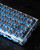XVX Venom Keycap 60 75 100 Percent, Translucency Keyboard Keycaps w/Hollowed-out Design, ABS+PC Material Keycaps, MOA Profile Keycap, Full 120 Key Set for MX Mechanical Gaming Keyboards (Silver)