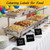 50 Pack Food Labels for Party Buffet, 4" x 3" Mini Chalkboard Signs for Food, Reusable PVC Foods Signs for Buffet, Catering Supplies Buffets Display for Foods Display, Pastry Tags, Price Tag, Name Tag