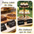50 Pack Food Labels for Party Buffet, 4" x 3" Mini Chalkboard Signs for Food, Reusable PVC Foods Signs for Buffet, Catering Supplies Buffets Display for Foods Display, Pastry Tags, Price Tag, Name Tag