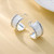 BOUTIQUELOVIN Chunky Hoop Earrings for Women Half Hoop Earrings