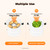 Electric Potato Peeler, 85W Automatic Potato Peeling Machine, 2-in-1 Multi-Functional Peeler Spinner for Kitchens Restaurants to Peel Potatoes, Dehydrate Vegetables, About 1 mins Peeling, White
