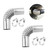 2PCS Air Parking Diesel Heater Exhaust Pipe,Stainless Steel 24mm Flexible Exhausts Pipe with Clamps,Diesel Heater Accessories Generator Exhaust Extension for Diesels Air Heaters (2PCS)