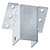 GBGS 10 Pack 45-Degree Post and Beam Knee Bracket for 2x4 Lumber,14 Gauge