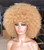ANNISOUL Afro Wigs for Black Women Short Curly Afro Wig with Bangs 70s