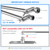 lives Shower Head Extension Arm, 20-Inch Adjustable, 1/2-14 NPSM, Chrome