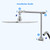 lives Shower Head Extension Arm, 20-Inch Adjustable, 1/2-14 NPSM, Chrome