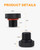 PBYMT M10x1.25 Motorcycle Mirror Hole Plug, 304 Stainless Steel Rear View Mirror Plugs Fit For Honda Yamaha Kawasaki Suzuki Most Motorcycle