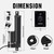 6 Inch (6") Stroke Linear Actuator 12V High Speed Actuator Motor 1000N 14mm/s with Brackets Mounting DC 12V Linear Actuator with Reverse Polarity Toggle Switch