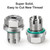M12.1-1.5 x 15mm Oversize Piggyback Oil Drain Plug, Stainless Steel Self Tapping Oil Pan Thread Repair Kit