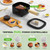 Audecook 2L Hot Pot Electric, Non-Stick electric pot, Portable Pot lazy