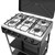 Outdoor Propane Gas Stove, 5 Burner Portable Stand Cooker Camping Natural Gas Stove Outdoor Cooking Gas Stove for Backyard Cooking High Pressure Single Cooker Cooking Home Brewing Camping Turkey