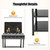 Outdoor Propane Gas Stove, 5 Burner Portable Stand Cooker Camping Natural Gas Stove Outdoor Cooking Gas Stove for Backyard Cooking High Pressure Single Cooker Cooking Home Brewing Camping Turkey
