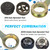 Camoo Intake/Exhaust Cam Sprocket Tool Wrench Holder Tool Kit Fit for Subaru AVCS JDM & STD
