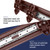 Sliding Tie Rack Hanger for Closet, 20 Tie Pull Out Belt Rack Organizer