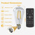 phwii Smart LED Light Bulbs,Remote Control Light Bulb,ST64 Vintage Edison Bulbs with Remote Control,800LM 6W (60W Equivalent),E26 Base,Dimmable 2700K-6500K, 2-Pack(2 Bulbs+1 Remote)
