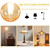 phwii Smart LED Light Bulbs,Remote Control Light Bulb,ST64 Vintage Edison Bulbs with Remote Control,800LM 6W (60W Equivalent),E26 Base,Dimmable 2700K-6500K, 2-Pack(2 Bulbs+1 Remote)