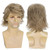 Aokiya Dirty Blonde Wigs for Men Short Layered Synthetic Hair 70s Mens Wig for Daily, Funny Halloween Cosplay Wig(Dirty Blonde, Adult)