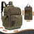 Tool Backpack Heavy Duty Tool Bag for men Waterproof Molded Base 62 Pockets