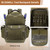 Tool Backpack Heavy Duty Tool Bag for men Waterproof Molded Base 62 Pockets